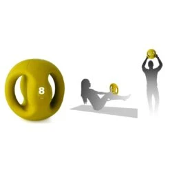 Medecine Ball Avec Poignée Tremblay 8 Kg