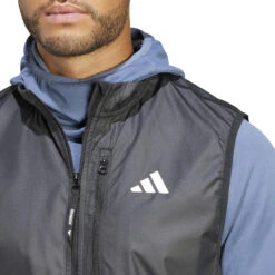 Veste Sans Manche Adidas Own The Run -Équipement De Fitness adidas in1493 7 apparel on model detail view 1 white