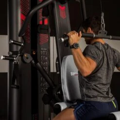 Appareil De Musculation BH Fitness Indar [Taille 190x72x210 cm] -Équipement De Fitness bh fitness g127 noir gris rouge 6
