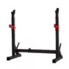 Support Réglable Pour Banc De Musculation/squats Deportium -Équipement De Fitness deportium 0509284 noir rouge 1