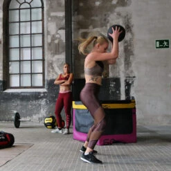 Ballon D’entraînement Slam O'live Fitness -Équipement De Fitness o live fitness ba08901 gris 3