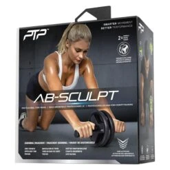 Roue Abdominale PTP AB Sculpt -Équipement De Fitness ptp 920040 1064 noir vert 3