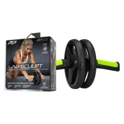 Roue Abdominale PTP AB Sculpt -Équipement De Fitness ptp 920040 1064 noir vert 4