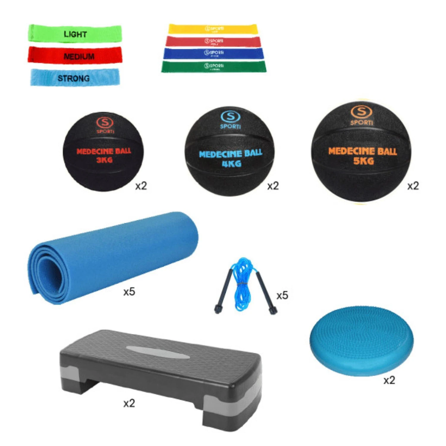 Kit De Renforcement Musculaire Sporti