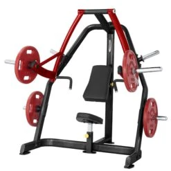 Appareil De Musculation Presse De Déclinement Assis Charge Plaque Steelflex [Taille 202,5x123,4x171 cm]